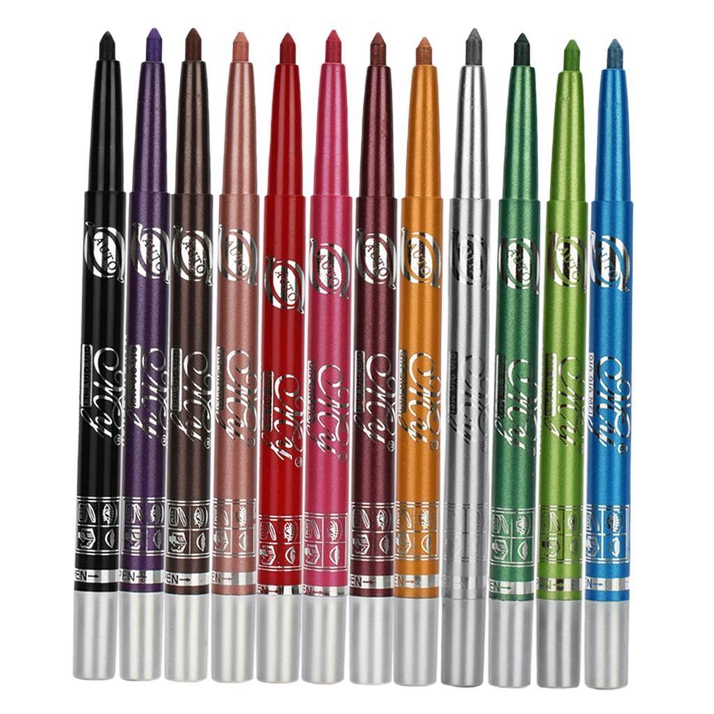 Beauty Makeup Looks - Set Pensil Eyeliner Berwarna Tahan Air