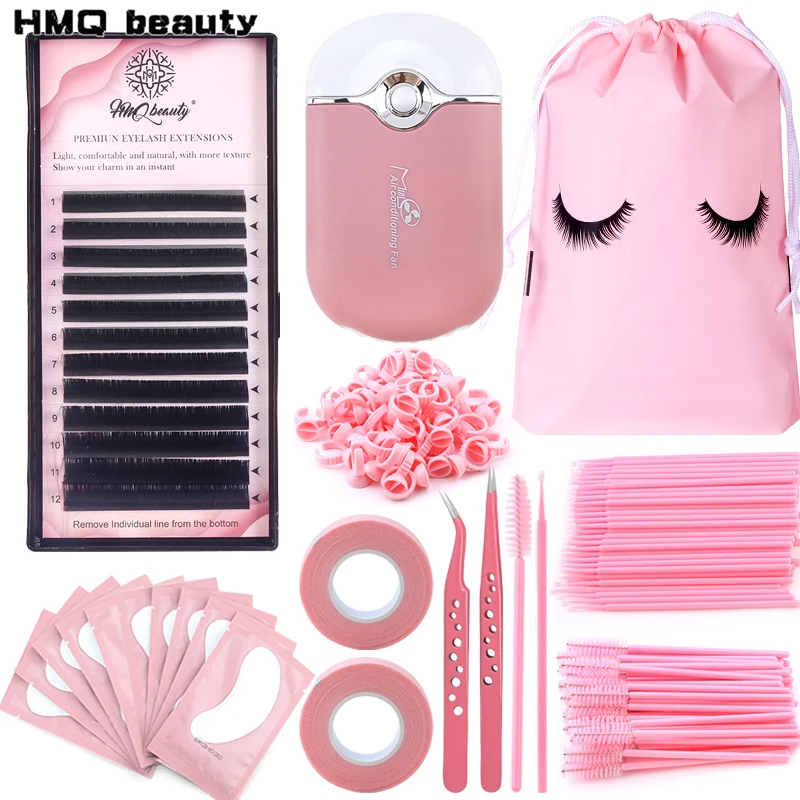 Beauty Makeup Kit - Set kuas ekstensi bulu mata profesional,