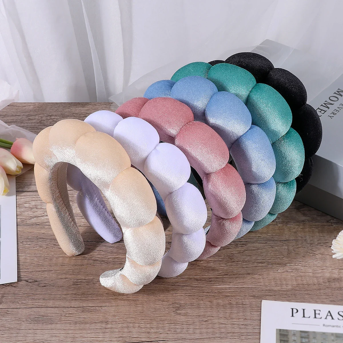 Cosmetic Sponge - Bando spons untuk wanita gadis, ikat