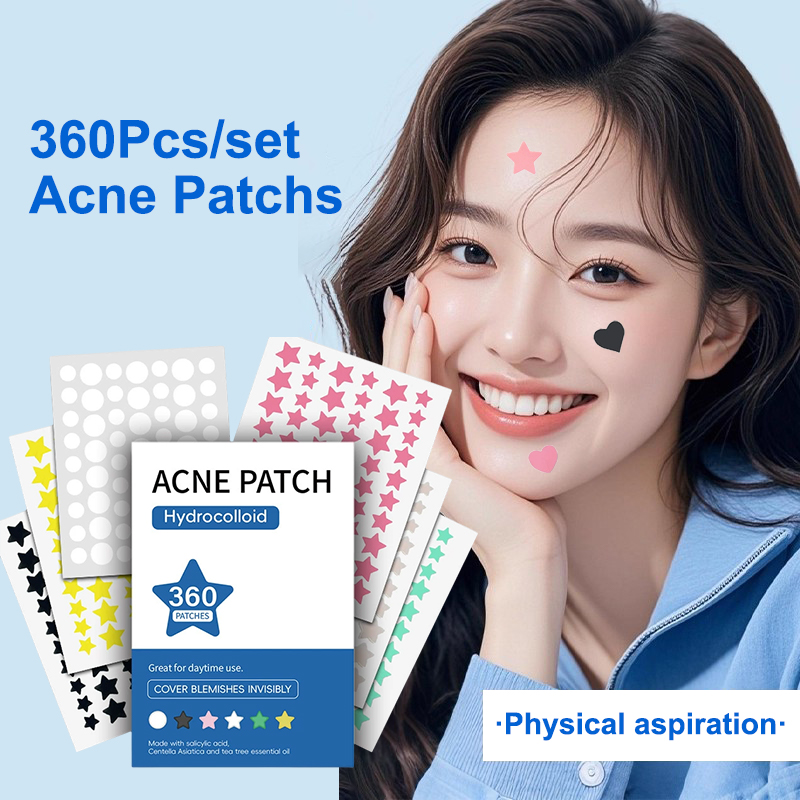 Beauty Makeup Tools - 360Pcs Plester Hidrokoloid Anti Jerawat Warna-warni