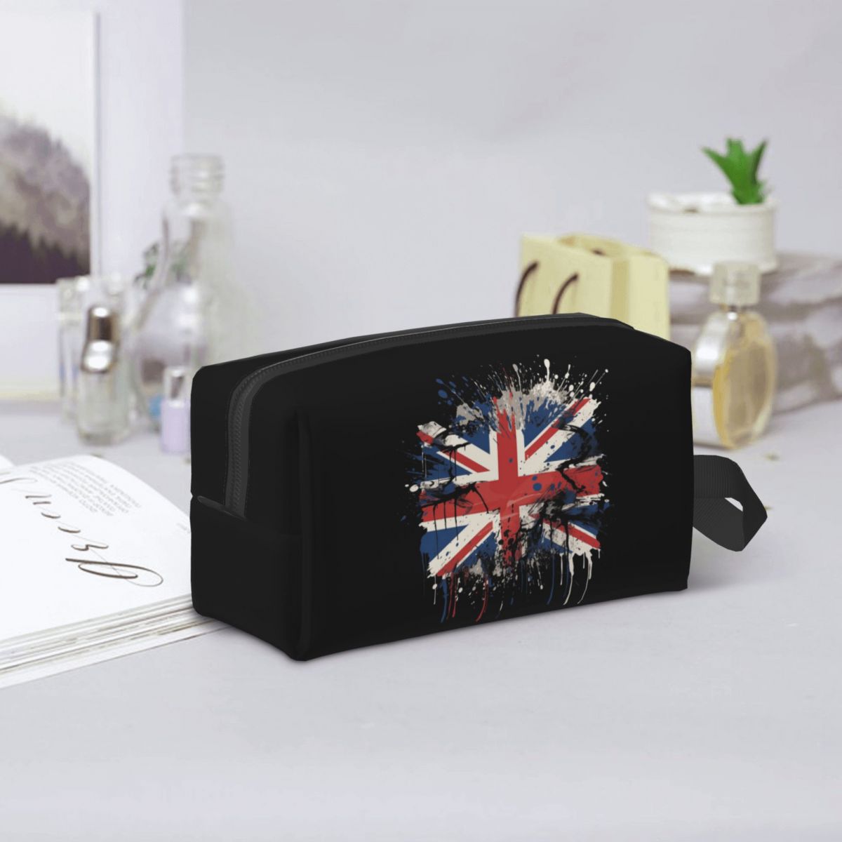 Beauty Makeup Uk - Tas Makeup Bendera Union Jack Inggris,