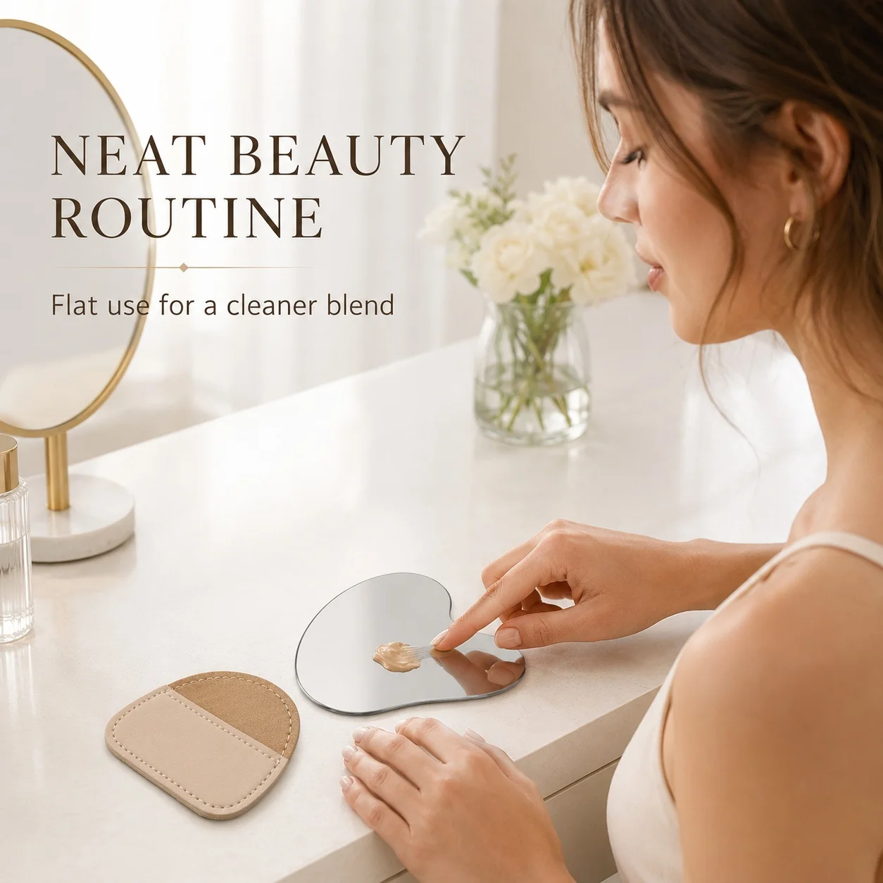 Palet Pencampur Makeup Bentuk  - Beauty Makeup Tools ulasan dan harga
