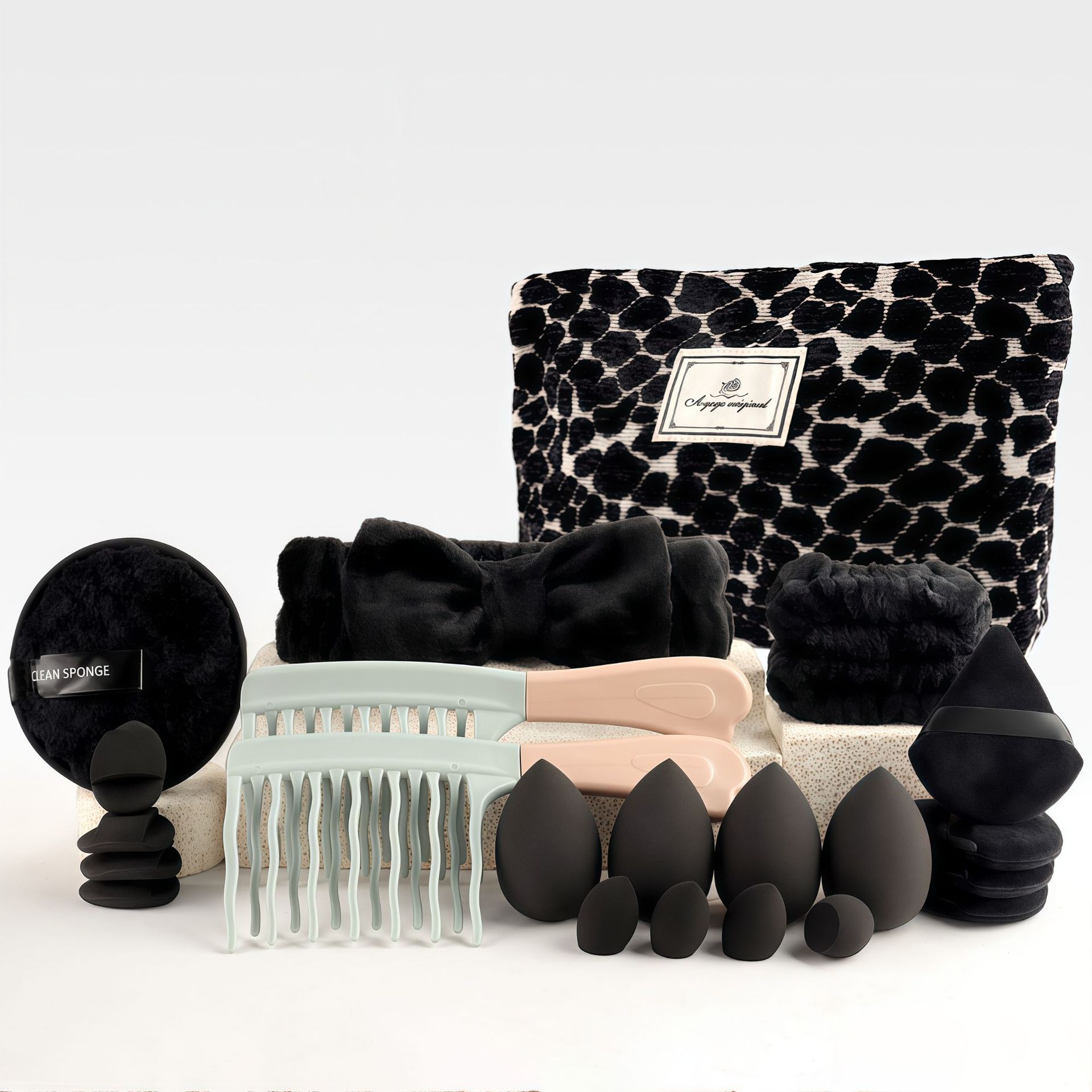 Set Kuas Makeup Gaya Chic deng - Beauty Makeup Tools ulasan dan harga