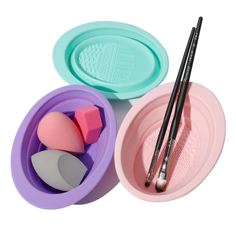 Kotak Pembersih Kuas Makeup Si - Beauty Makeup Box ulasan dan harga