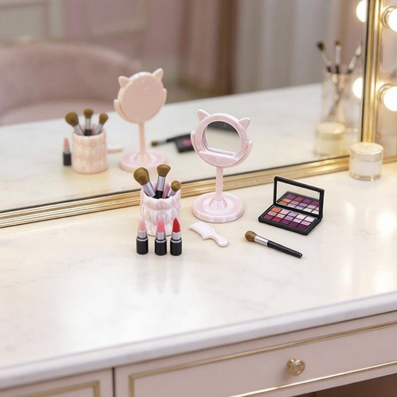 1Pc Set Kuas Rias Rumah Boneka - Beauty Makeup Kit ulasan dan harga