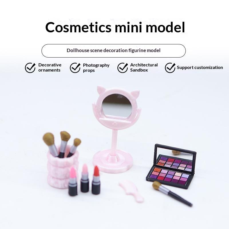 1Pc Set Kuas Rias Rumah Boneka - Beauty Makeup Kit ulasan dan harga