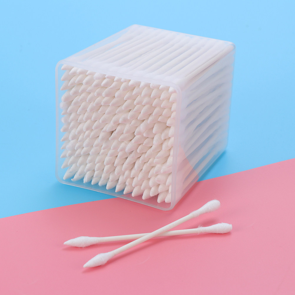 600Pcs Cotton Swab Kepala Gand - Beauty Makeup Tools ulasan dan harga
