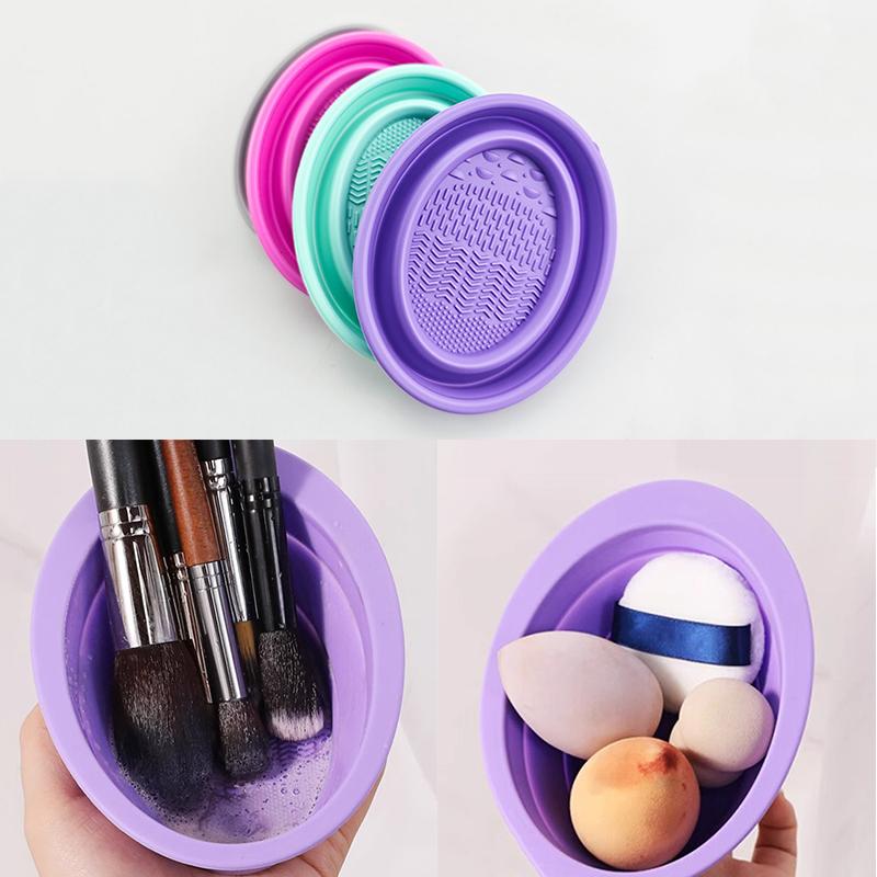 Pembersih Kuas Rias Silikon Le - Beauty Makeup Box ulasan dan harga