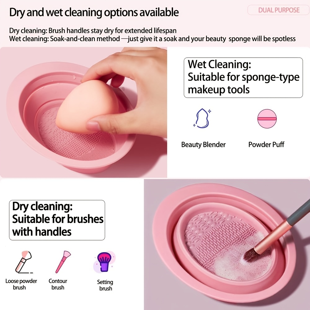 Mangkuk Pembersih Kuas Makeup  - Cosmetic Sponge ulasan dan harga