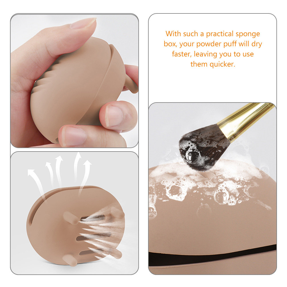 Kotak Spons Makeup Silikon Pre - Beauty Makeup Tools ulasan dan harga
