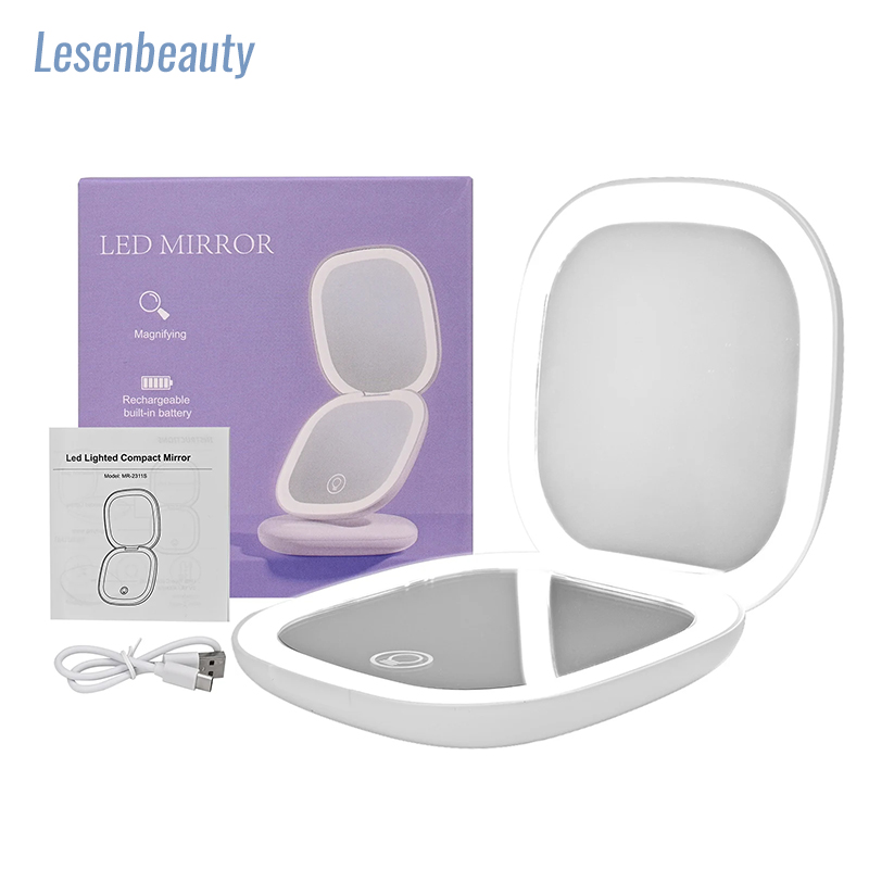 Cermin Rias Mini Lipat dengan  - Beauty Makeup Uk ulasan dan harga