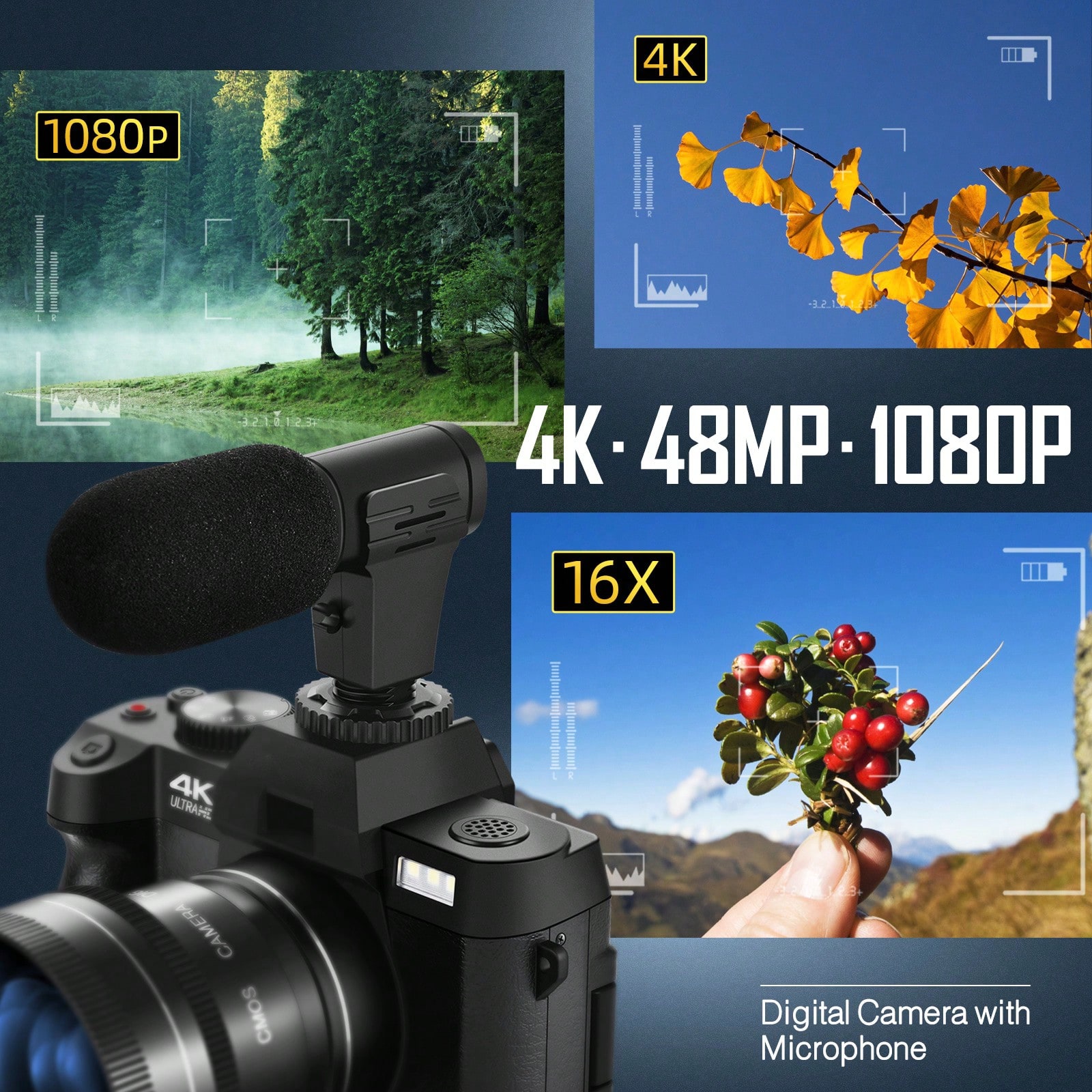 Kamera Digital 4K Untuk Fotogr - Beauty Makeup Camera App ulasan dan harga