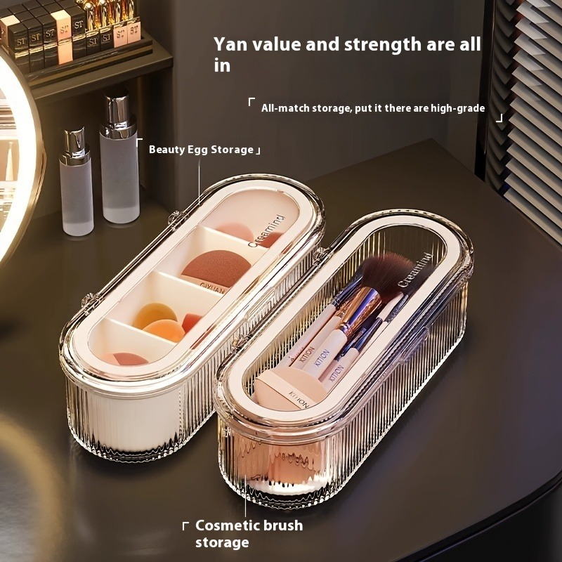 1 buah Kotak Penyimpanan Kuas  - Beauty Makeup Box ulasan dan harga