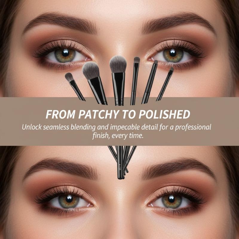 5/6/8/10 Buah Set Kuas Rias Ma - Beauty Makeup Eyeshadow ulasan dan harga
