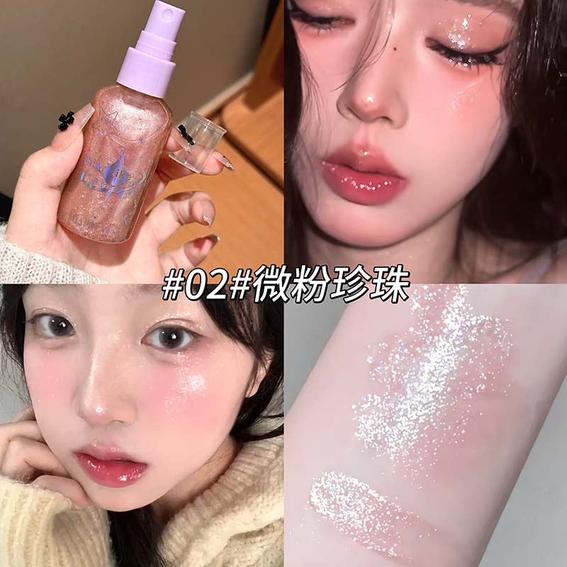 Semprotan Glitter Tubuh Diamon - Beauty Makeup Looks ulasan dan harga