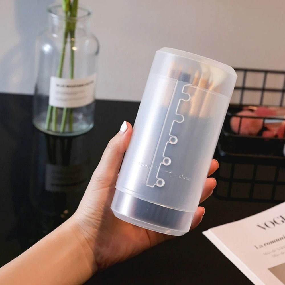 Wadah Kuas Makeup Transparan,  - Beauty Makeup Box ulasan dan harga