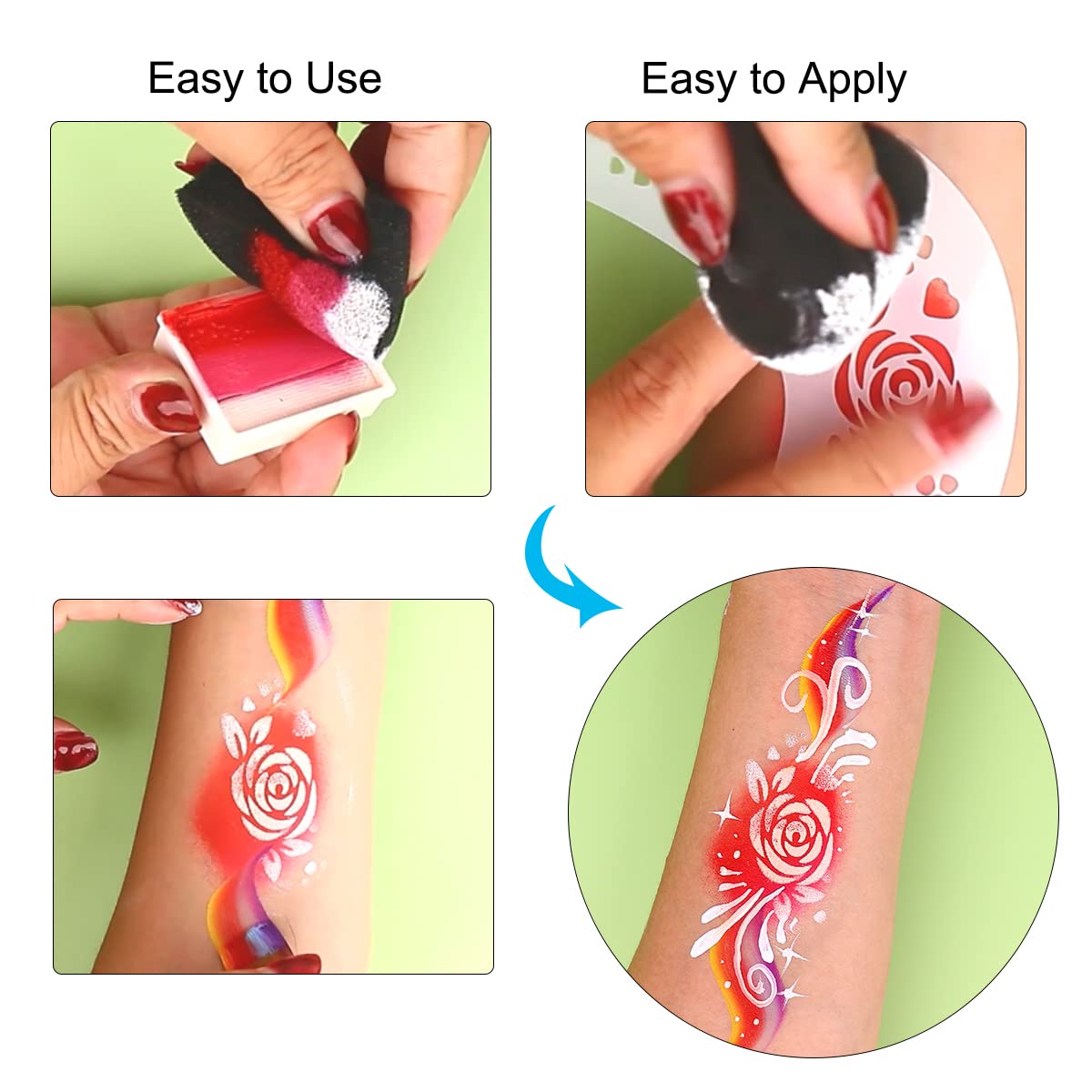 10 Buah Spons Lukis Wajah Kelo - Cosmetic Sponge ulasan dan harga
