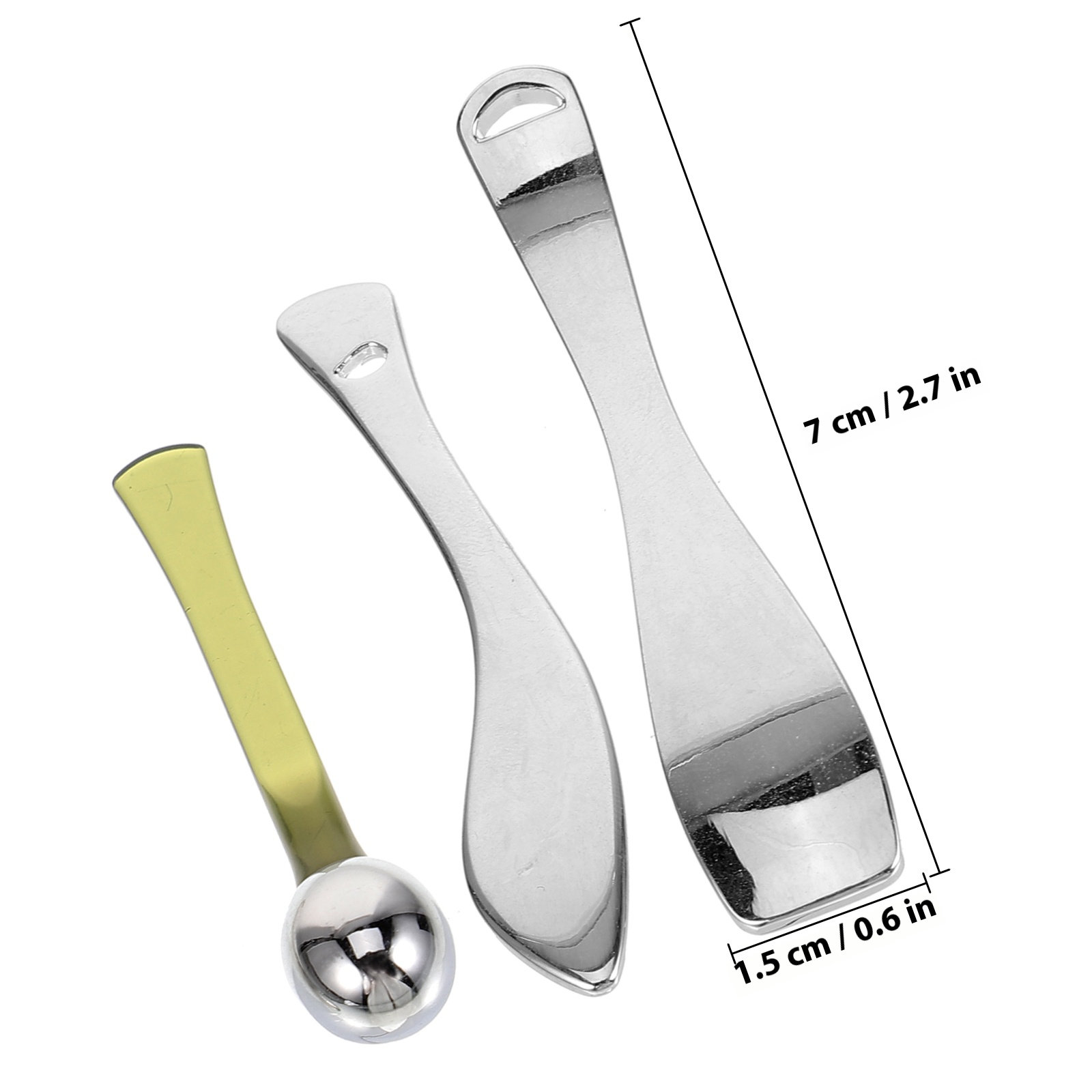 3Pcs Spatula Makeup Sendok Kri - Beauty Makeup Tools ulasan dan harga