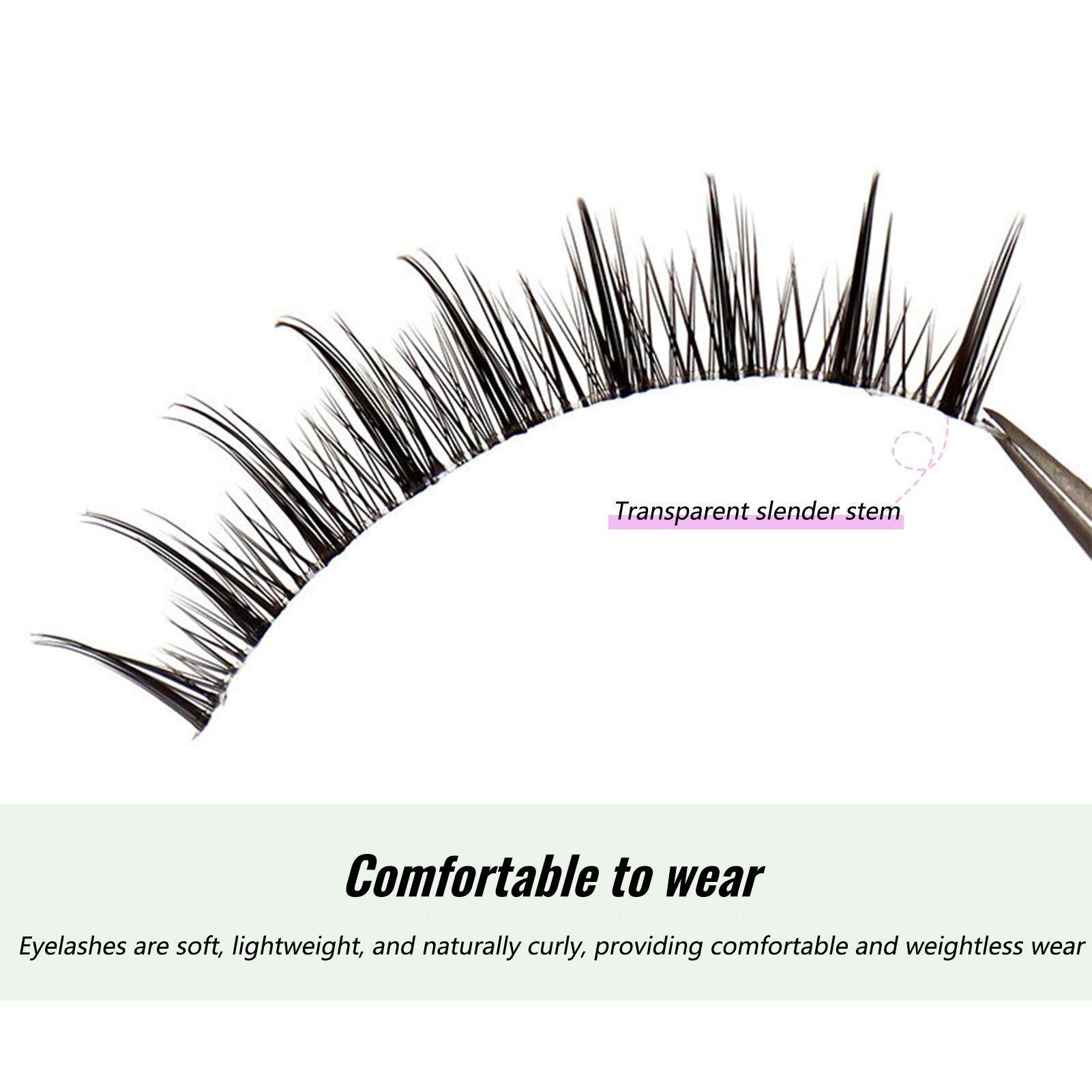 Bulu mata ringan 6-12mm peri t - Beauty Makeup Looks ulasan dan harga
