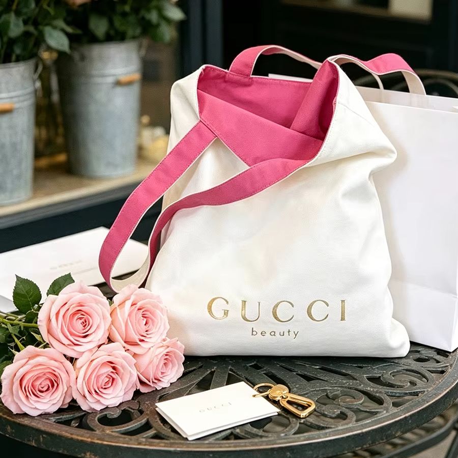 Tas GUCCI Wanita, Tas Tote Kan - Cosmetic Sponge ulasan dan harga
