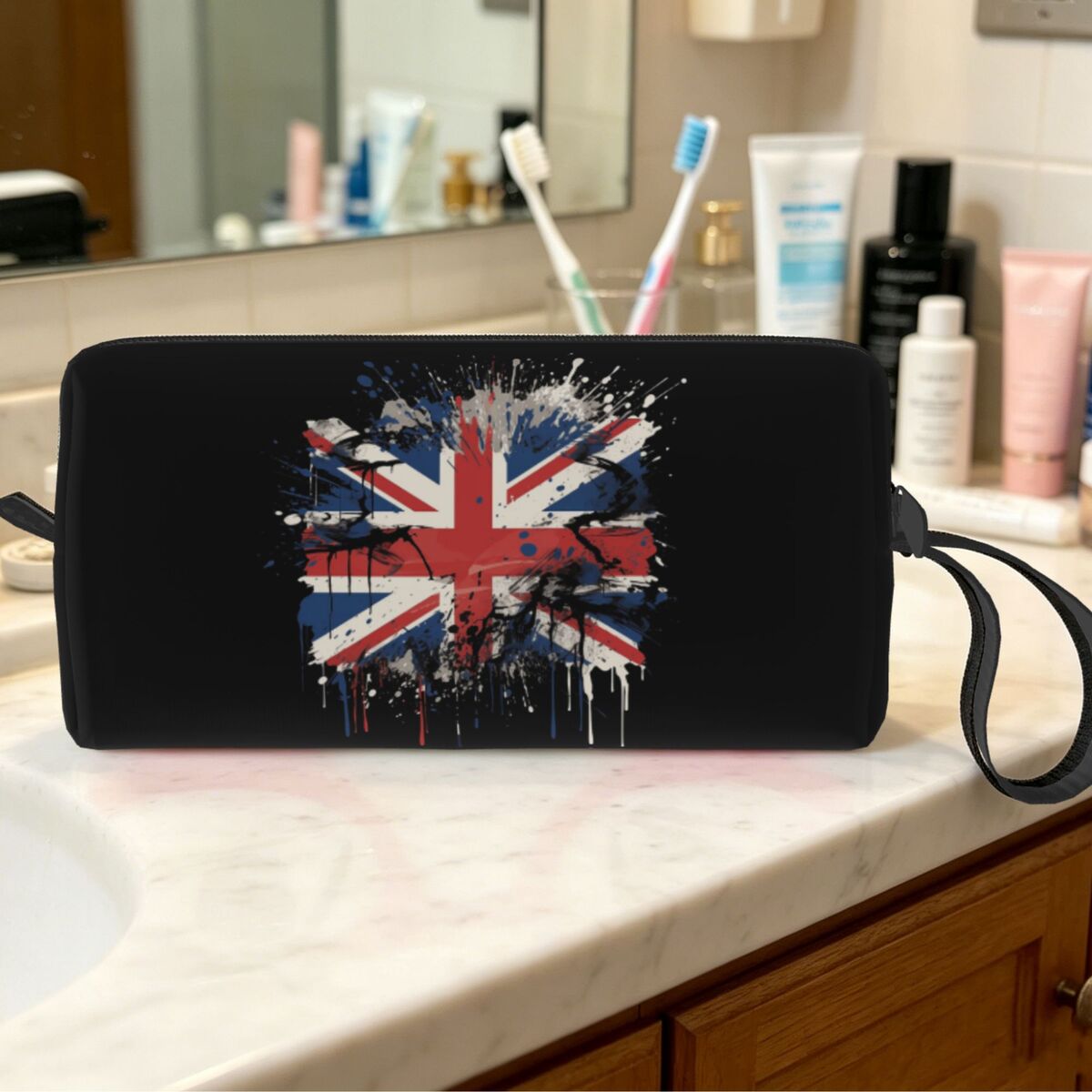 Tas Makeup Union Jack Flag Of  - Beauty Makeup Uk ulasan dan harga